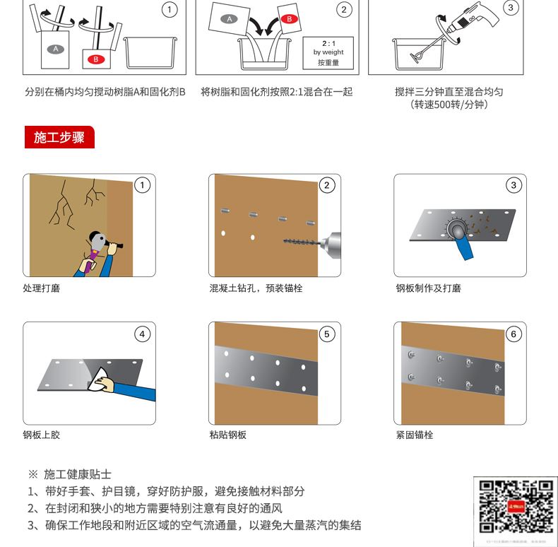 包钢沅陵粘钢加固施工过程